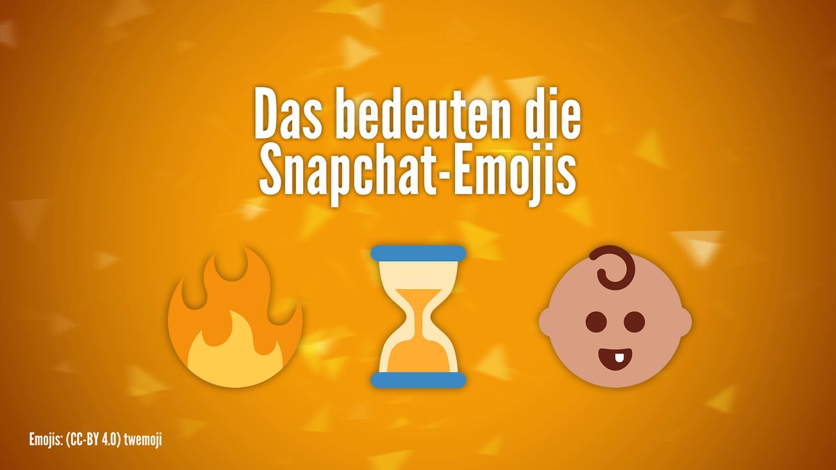 Das bedeuten die Snapchat-Emojis