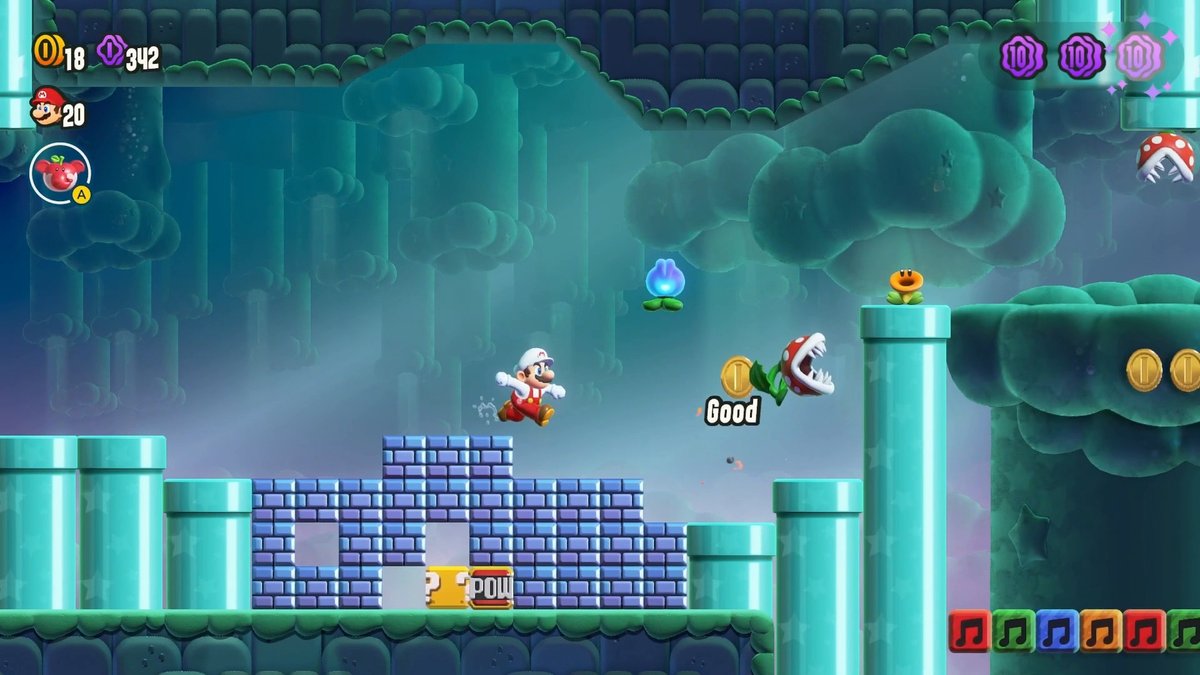 Super Mario Bros. Wonder: W1-8 Spike-Versteck im Senkröhrental Super Mario Bros. Wonder: W1-8 Spike-Versteck im Senkröhrental