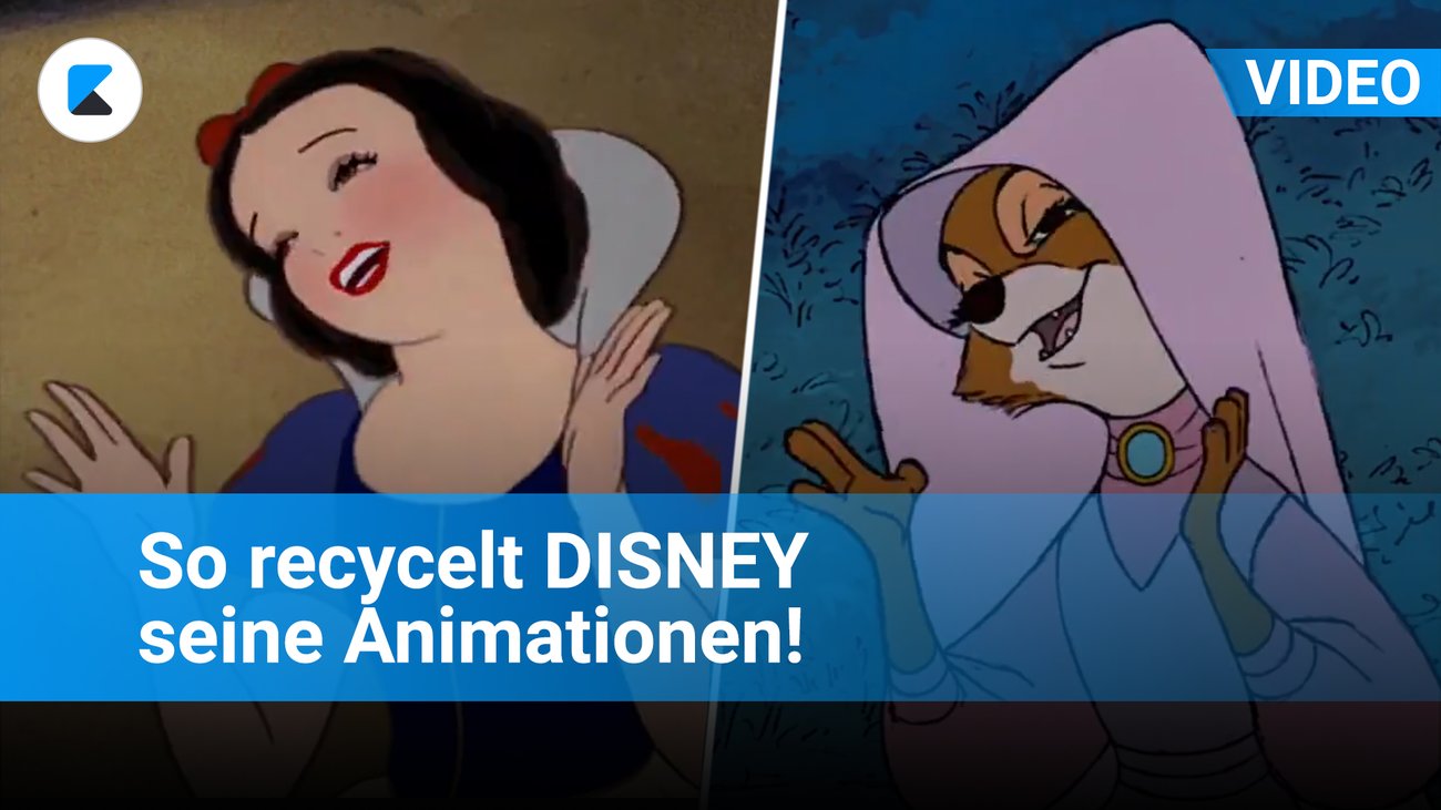 Disney - Recycelte Animationen
