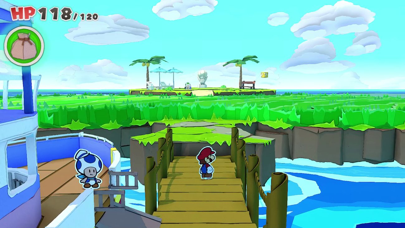 Paper Mario: The Origami King | Fundorte aller Toads - Level: Kreuz-Insel