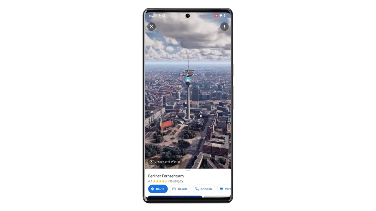 Immersive View in Google Maps: Berliner Fernsehturm Immersive View in Google Maps: Berliner Fernsehturm