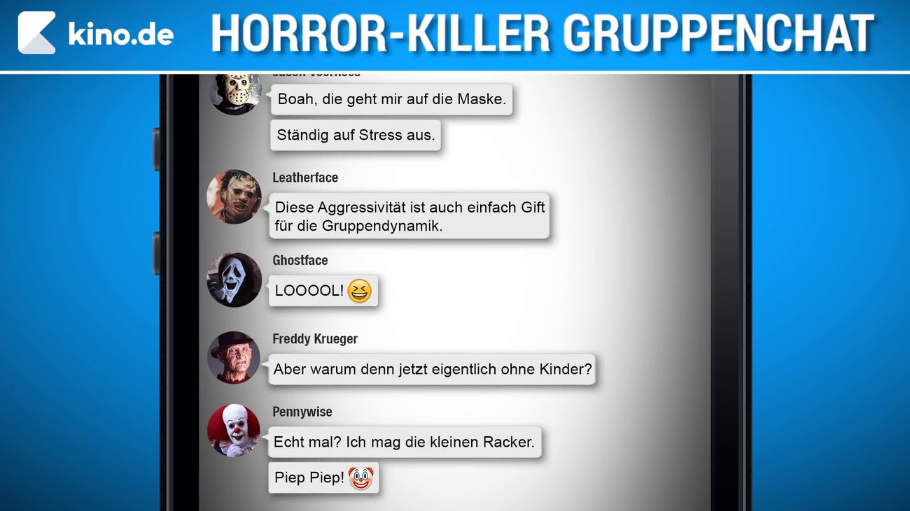 Horror-Killer-Gruppenchat: Hier chatten Michael Myers, Hannibal Lecter, Pennywise und Co.