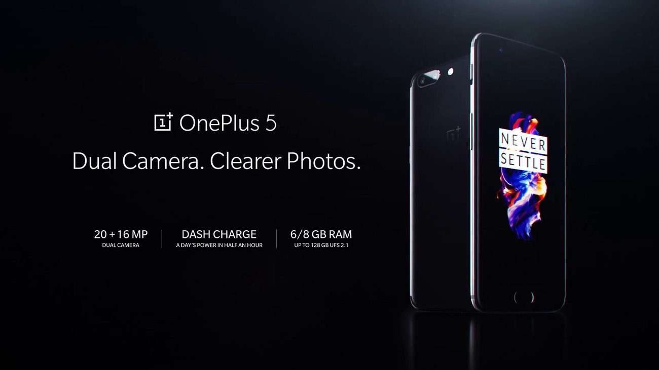 OnePlus 5 - Dual Camera. Clearer Photos