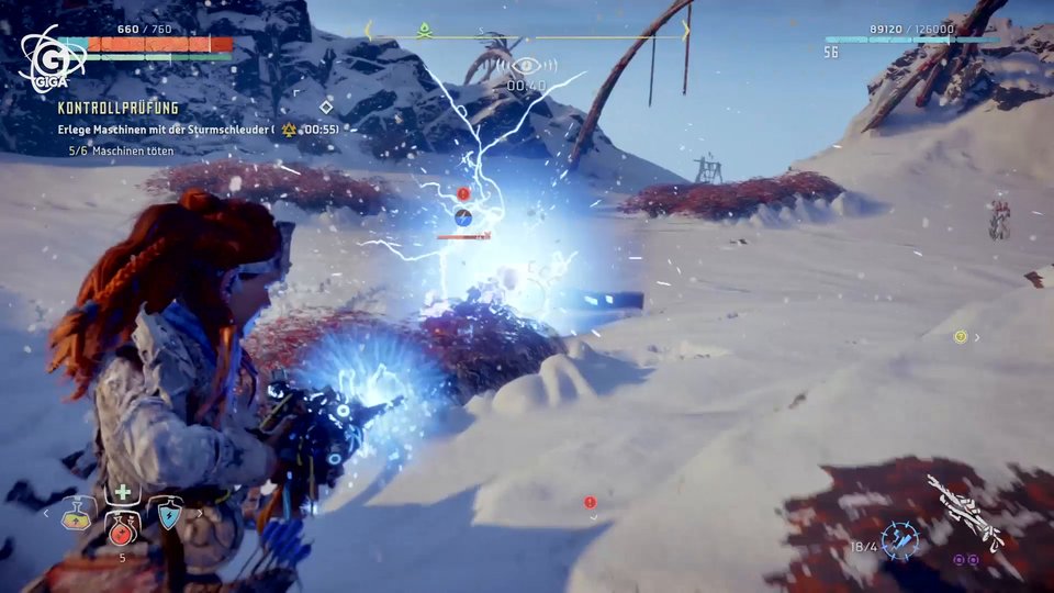 Horizon Zero Dawn: The Frozen Wilds im Test - Schönes Schnellgestöber