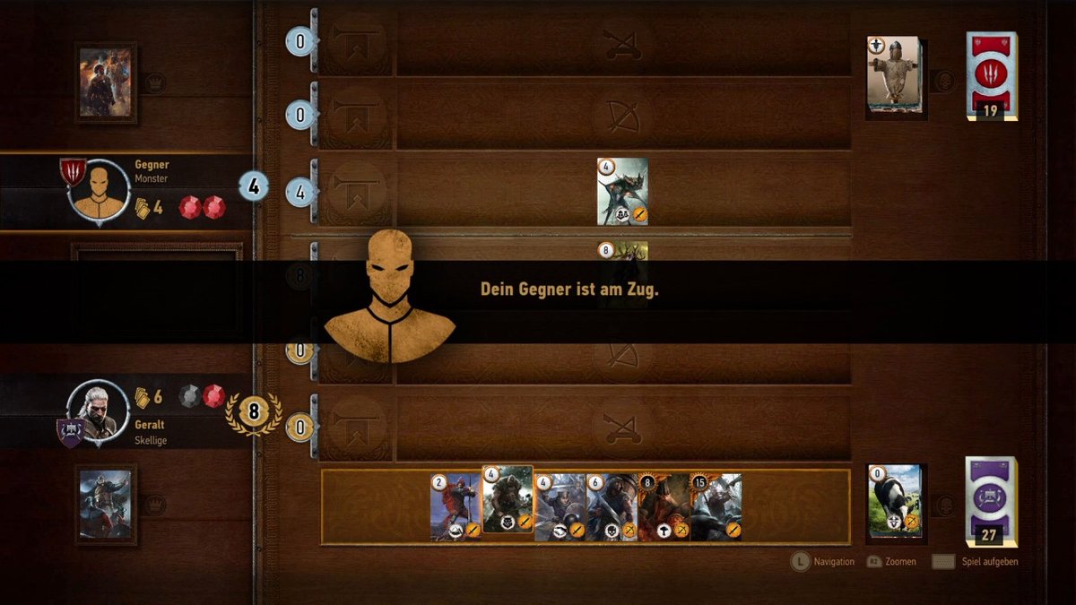 The Witcher 3 - Blood and Wine: Gwint-Partie gegen Monster The Witcher 3 - Blood and Wine: Gwint-Partie gegen Monster