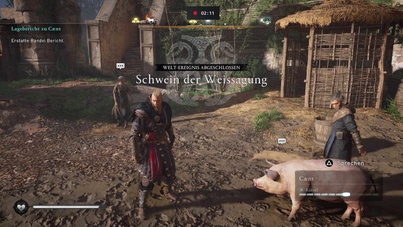 Assassin's Creed Valhalla: Weltereignis "Schwein der Weissagung" - Lösung