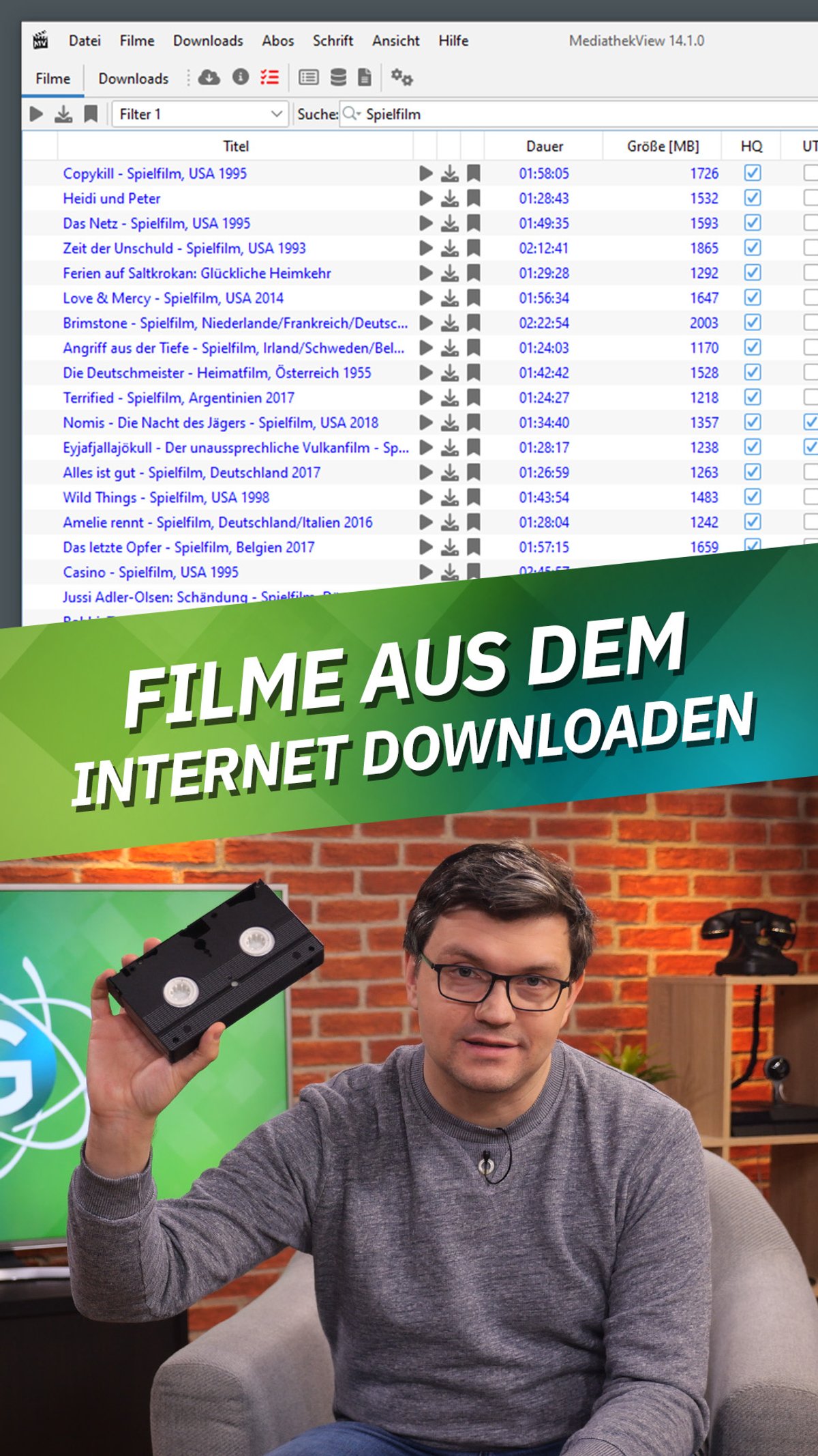 Download aus Mediatheken? Geht!