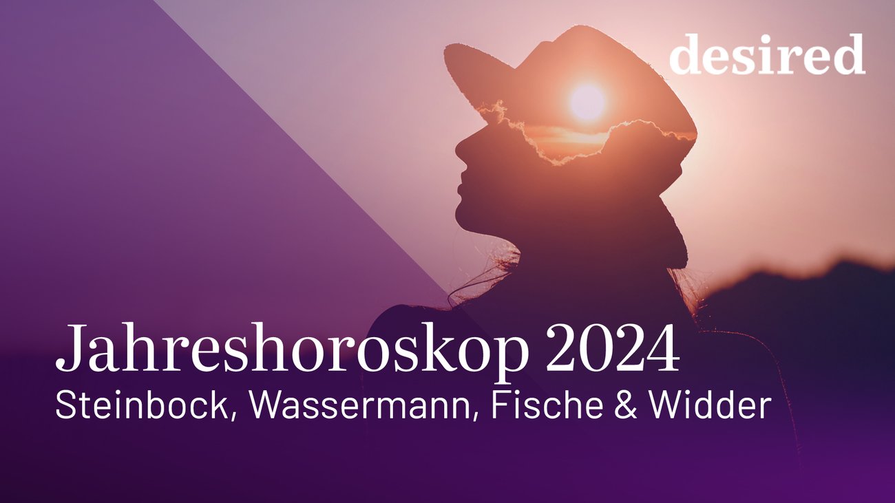 Jahreshoroskop 2024 für Steinbock, Wassermann, Fische und Widder