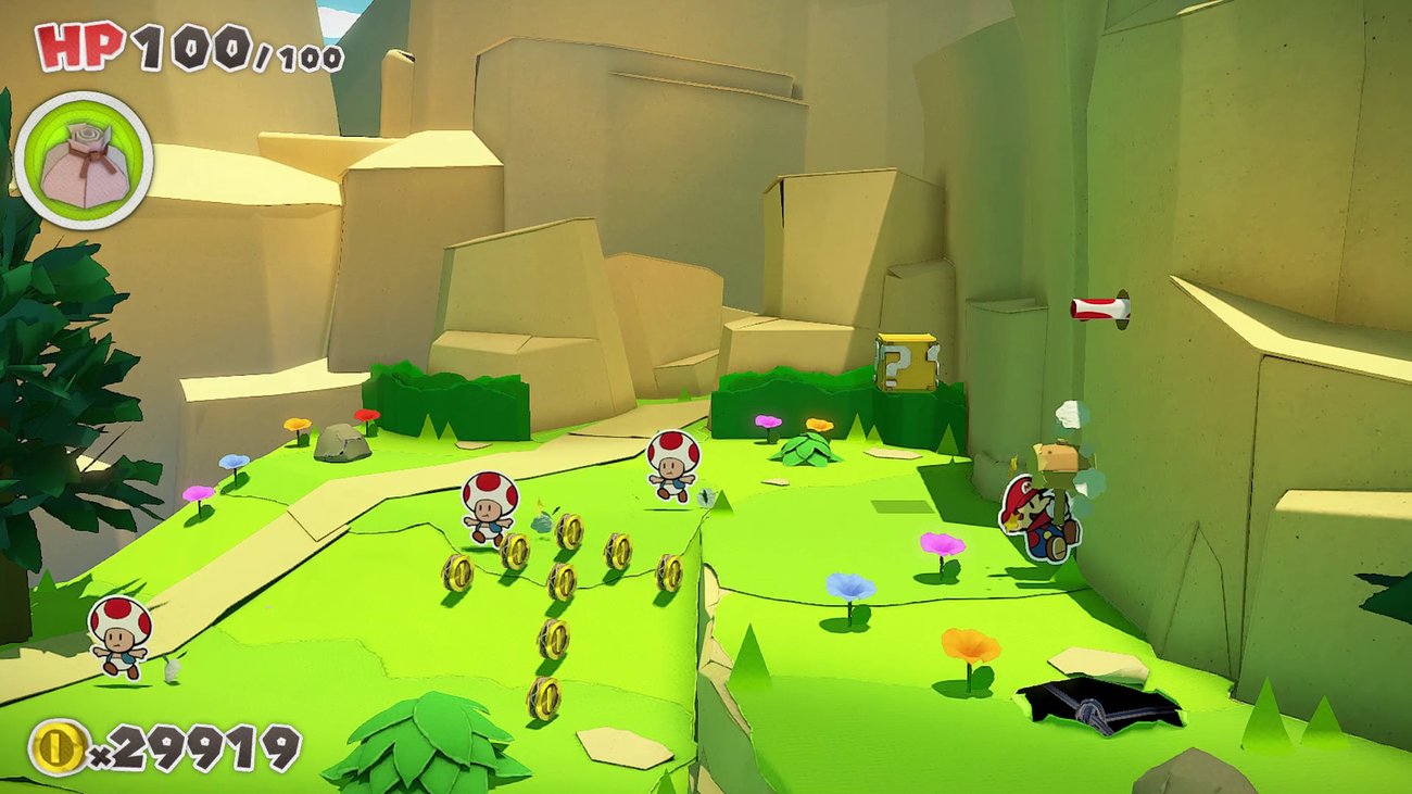 Paper Mario: The Origami King | Fundorte aller Toads - Level: Picknickpfad