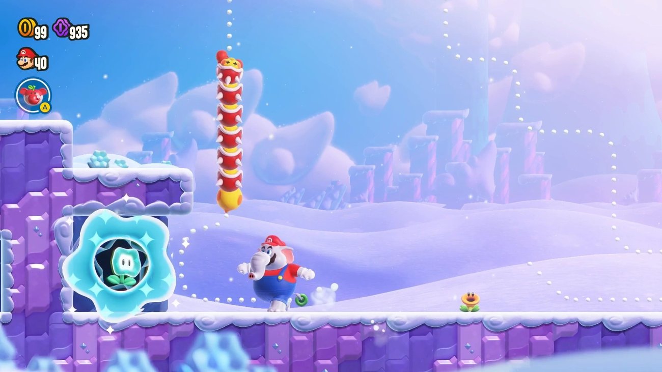 Lösung zu Welt 2 WölkenGebirge Super Mario Bros. Wonder