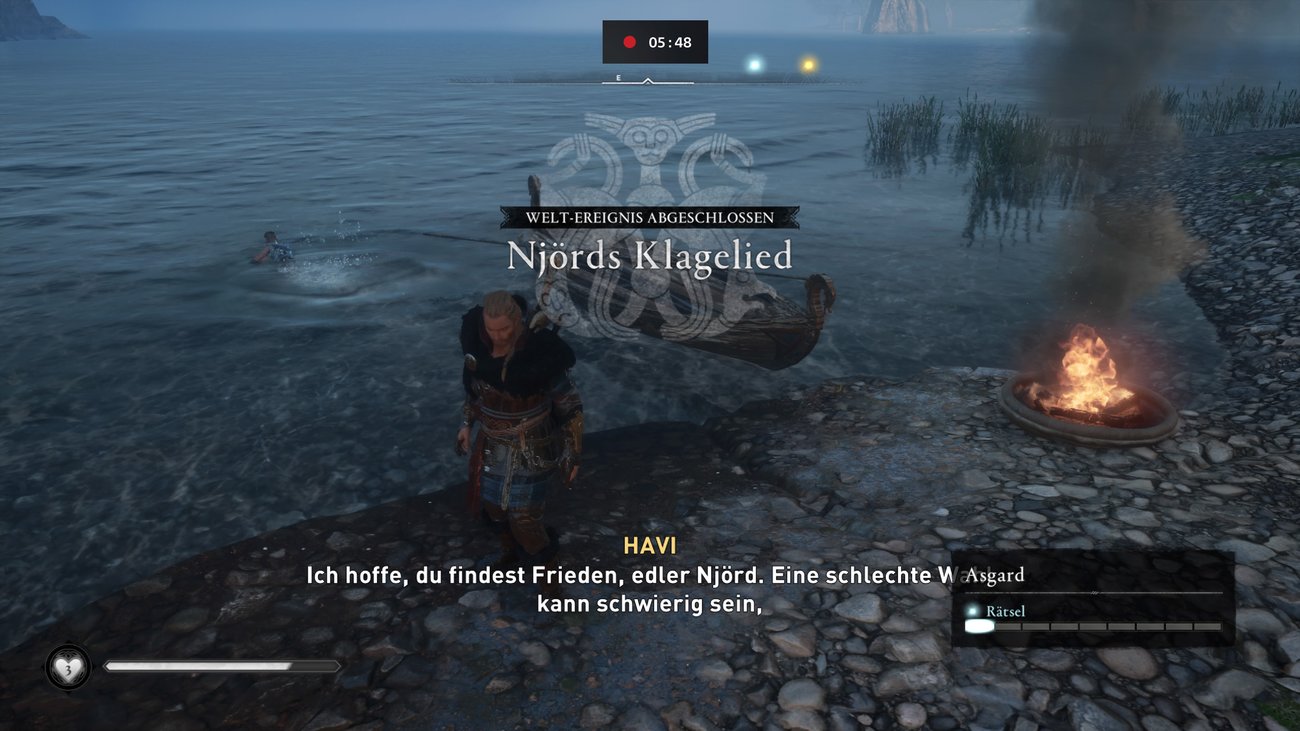 Assassin's Creed Valhalla: Weltereignis "Njörds Klagelied" - Lösung