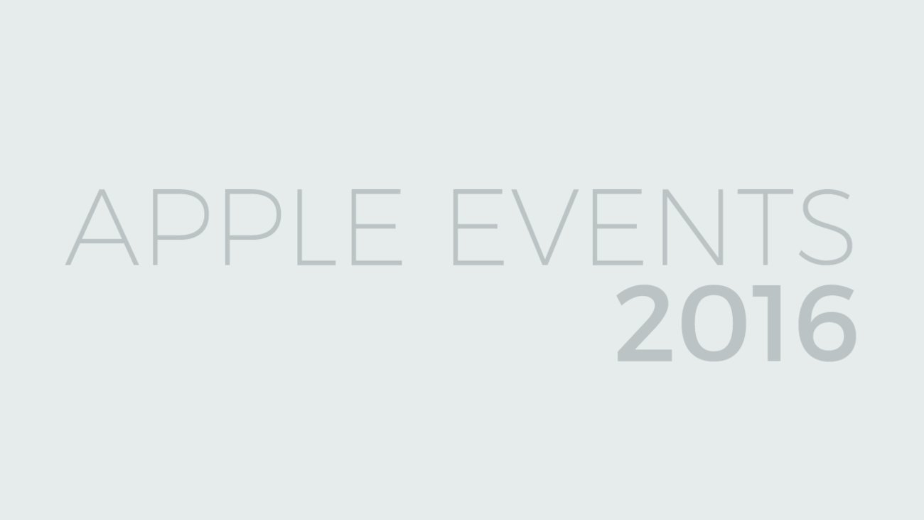 Apple Events 2016