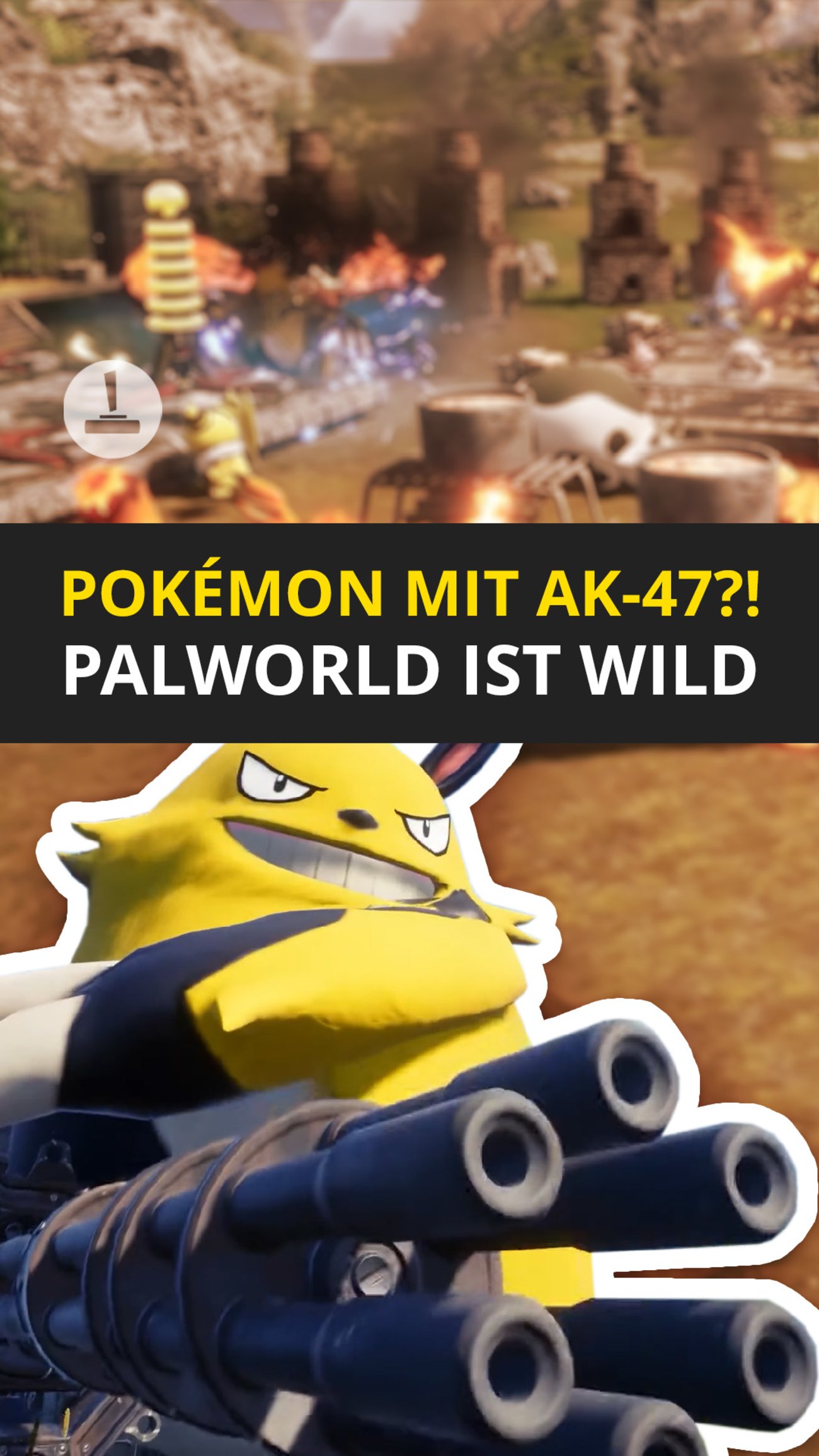 Palworld: Wie Pokémon, aber mit schweren Geschützen