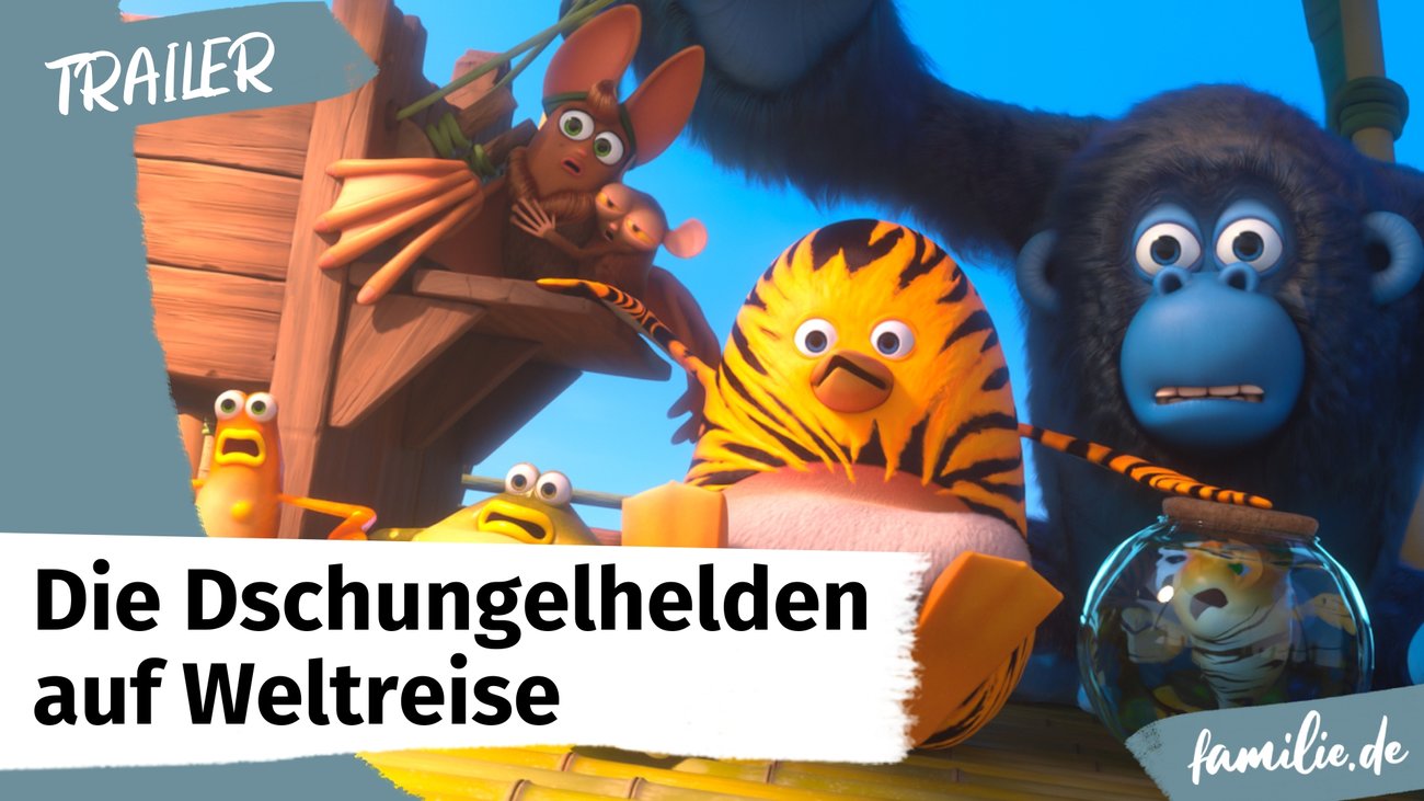 Die Dschungelhelden auf Weltreise - Trailer Deutsch