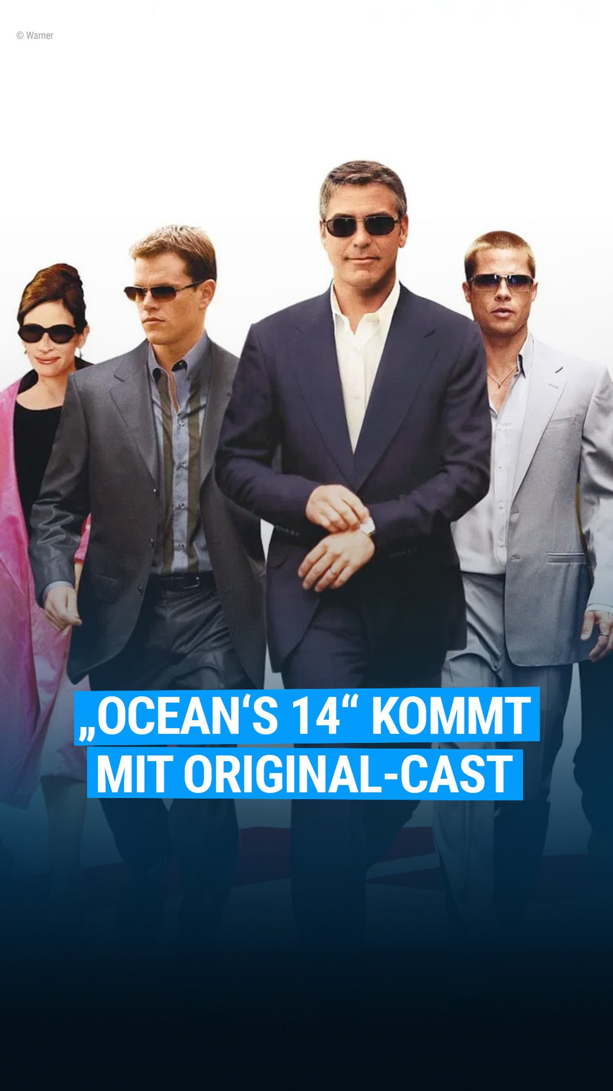 "Ocean's 14" kommt mit dem Original-Cast "Ocean's 14" kommt mit dem Original-Cast