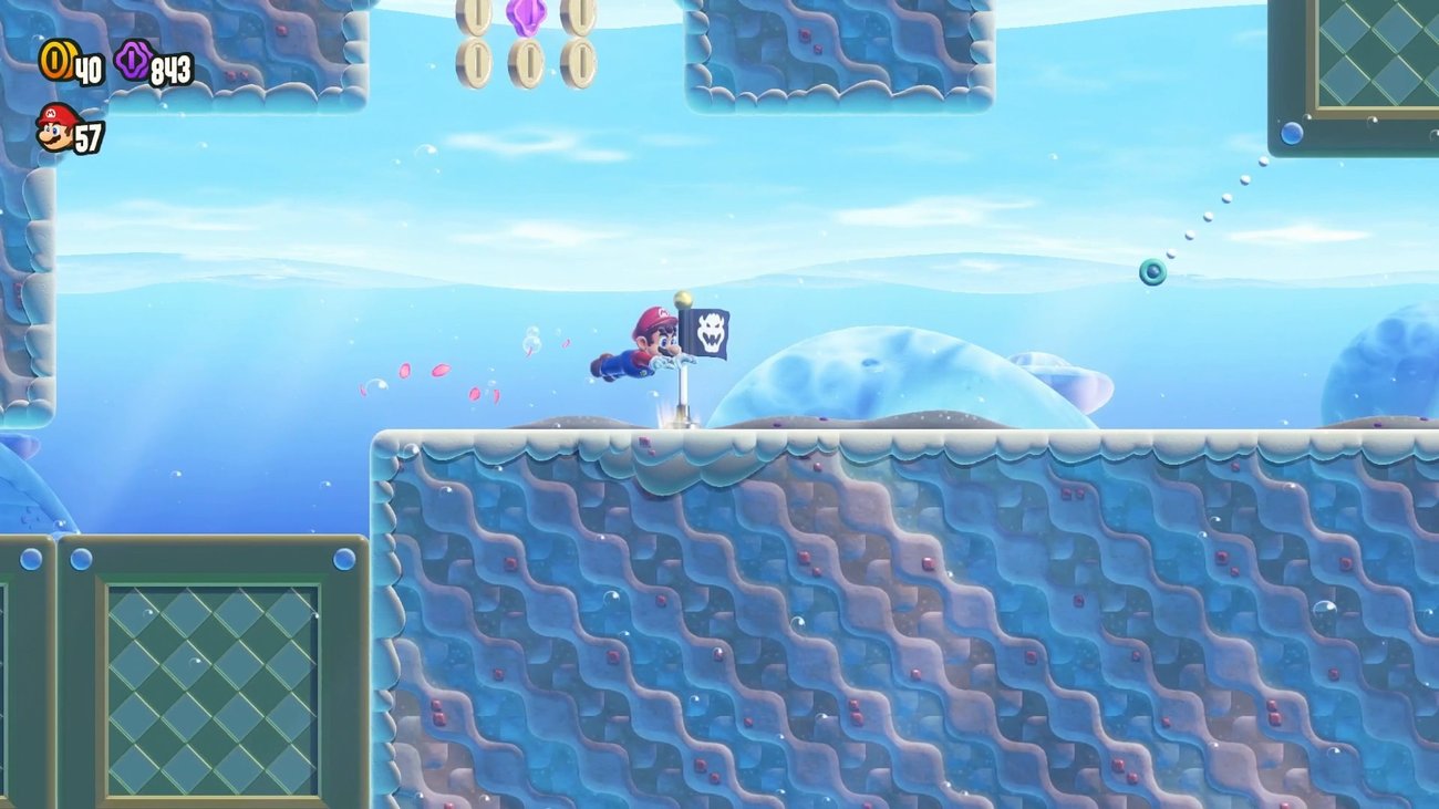 Super Mario Bros. Wonder: Blüteninseln-11 Delfin-Kick 2