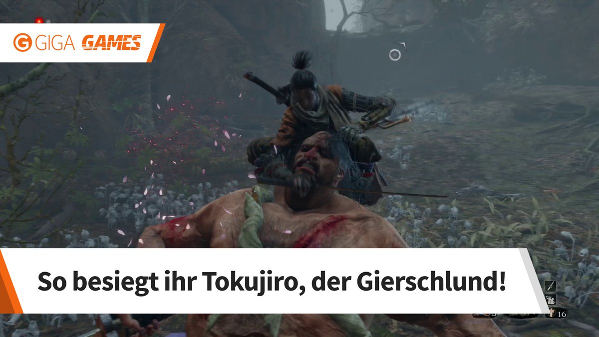 Sekiro - Shadows Die Twice: Bosskampf gegen Tokujiro, den Gierschlund