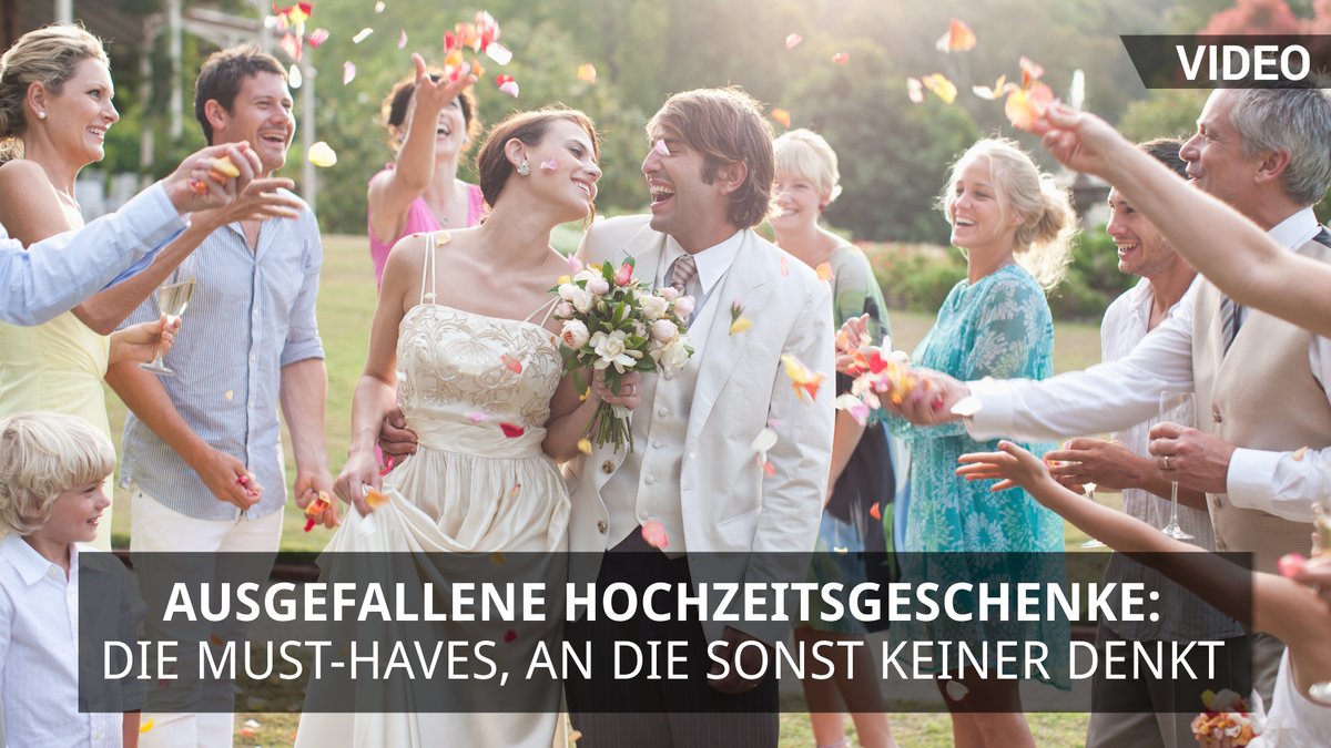 Ausgefallene Hochzeitsgeschenke: Die Must-Haves, an die sonst keiner denkt