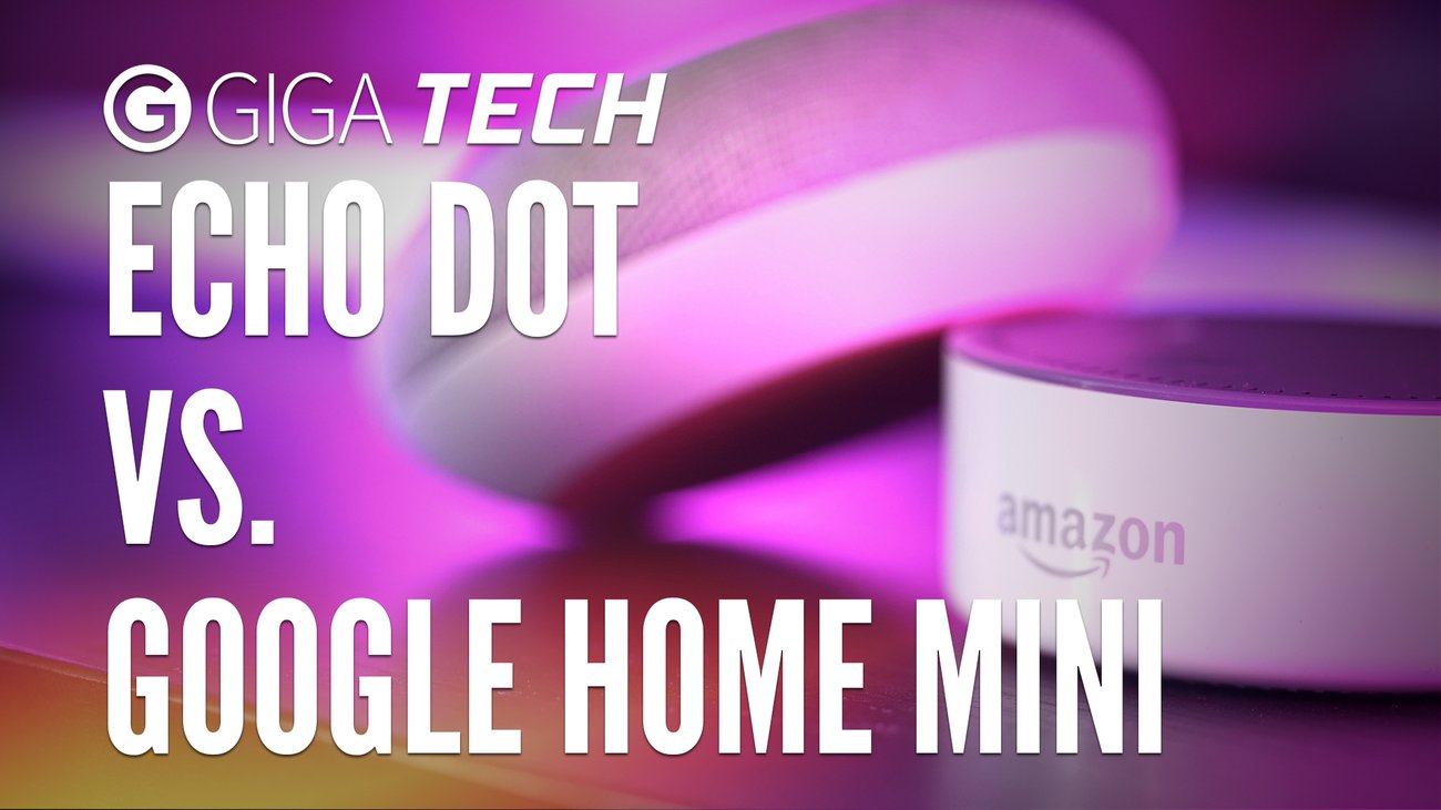 Amazon Echo Dot und Google Home Mini im Vergleich