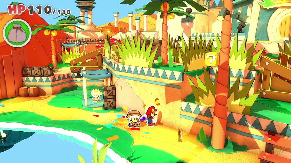 Paper Mario: The Origami King | Fundorte aller Toads - Level: Cham City