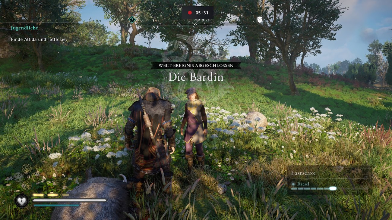 Assassin's Creed Valhalla: Weltereignis "Die Bardin" - Lösung