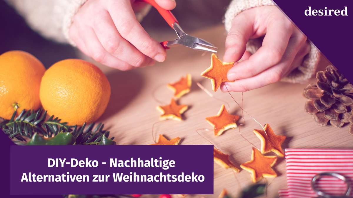 DIY-Deko - Nachhaltige Alternativen zur Weihnachtsdeko DIY-Deko - Nachhaltige Alternativen zur Weihnachtsdeko