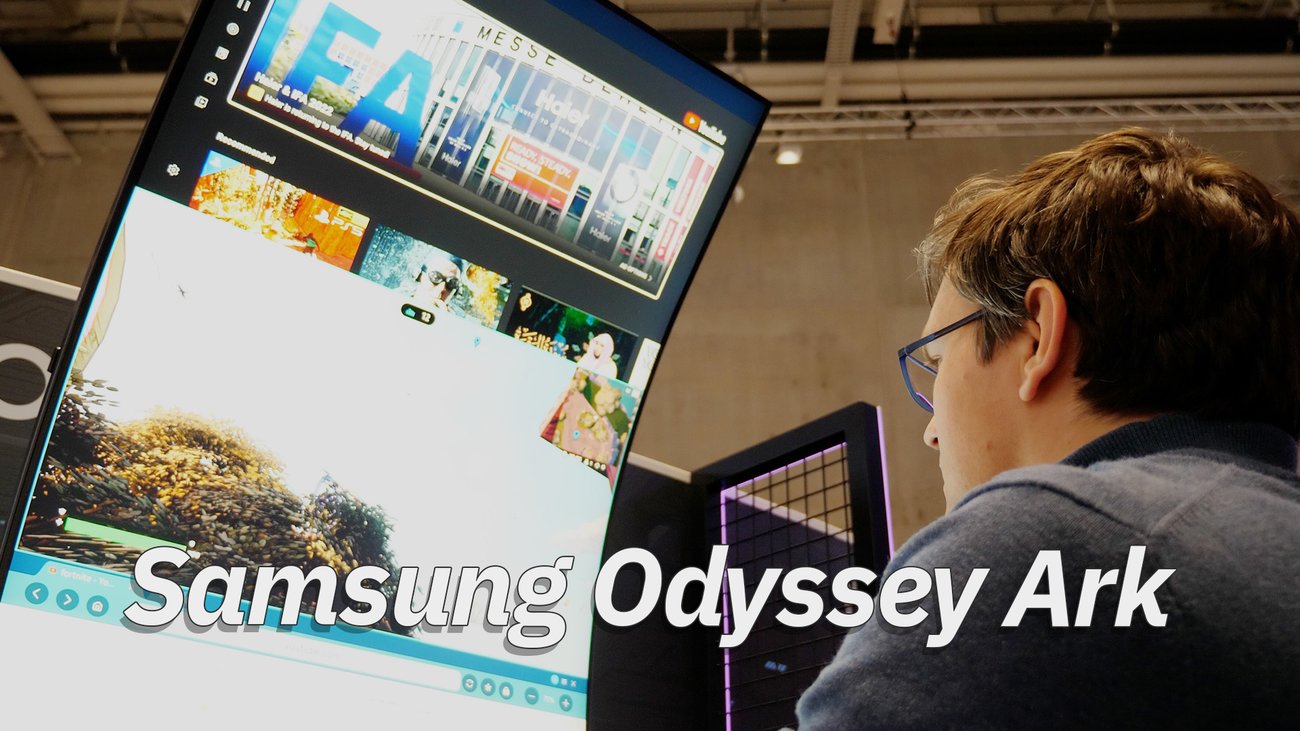 Samsung Odyssey Ark: Dieser Gaming-Monitor hat den Dreh raus – GIGA@IFA