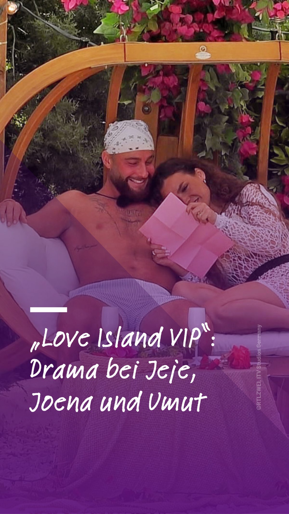 „Love Island VIP“: Drama bei Jeje, Joena und Umut. „Love Island VIP“: Drama bei Jeje, Joena und Umut.