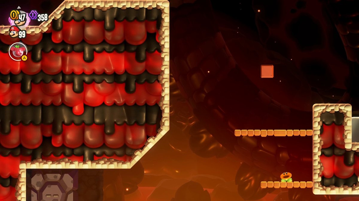 Super Mario Bros. Wonder: W6-17 Vorsicht, heiß