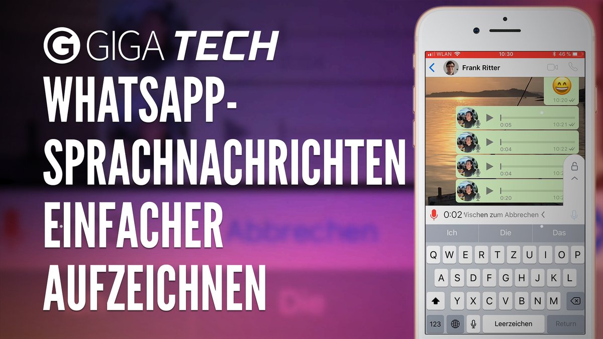 WhatsApp: Sprachnachrichten einfacher verschicken WhatsApp: Sprachnachrichten einfacher verschicken