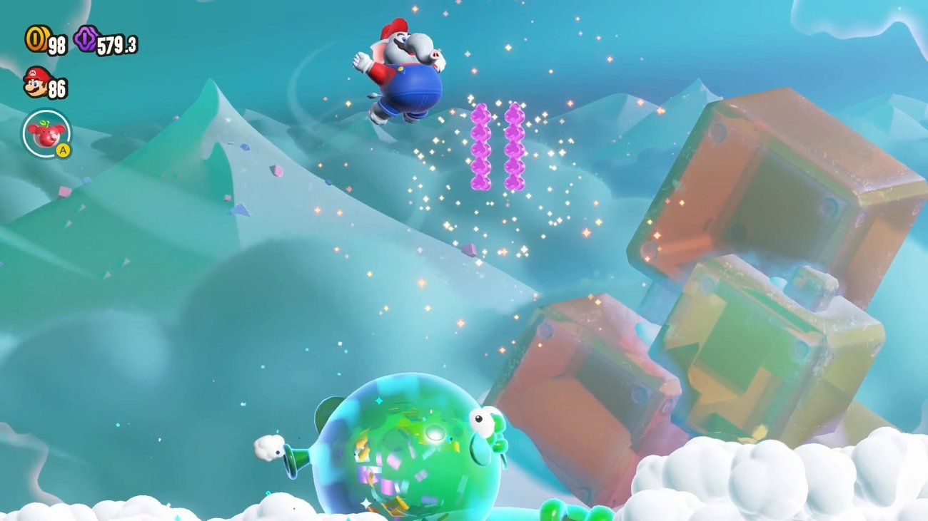 Super Mario Bros. Wonder: W4-9 Ein Himmel voller Balloinks