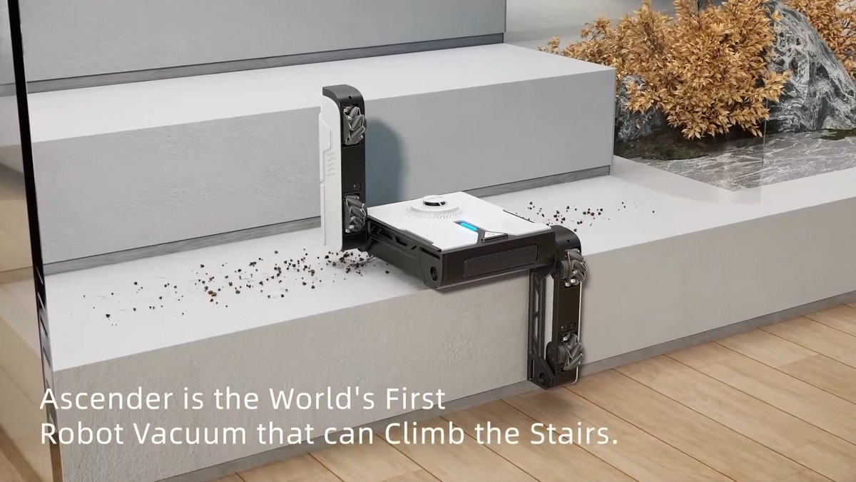 Migo Ascender: Saugroboter kann Treppen steigen Migo Ascender: Saugroboter kann Treppen steigen