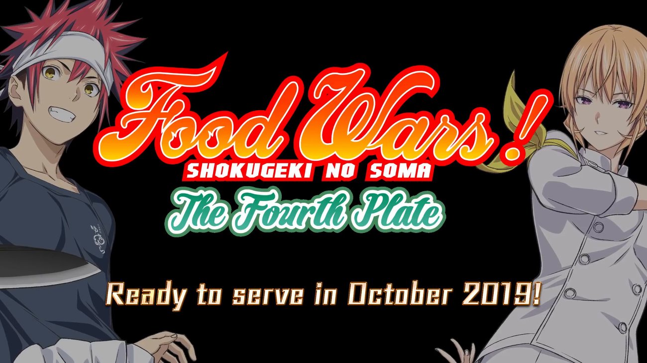 Food Wars! The Fourth Plate (Staffel 4) – Teaser-Trailer (