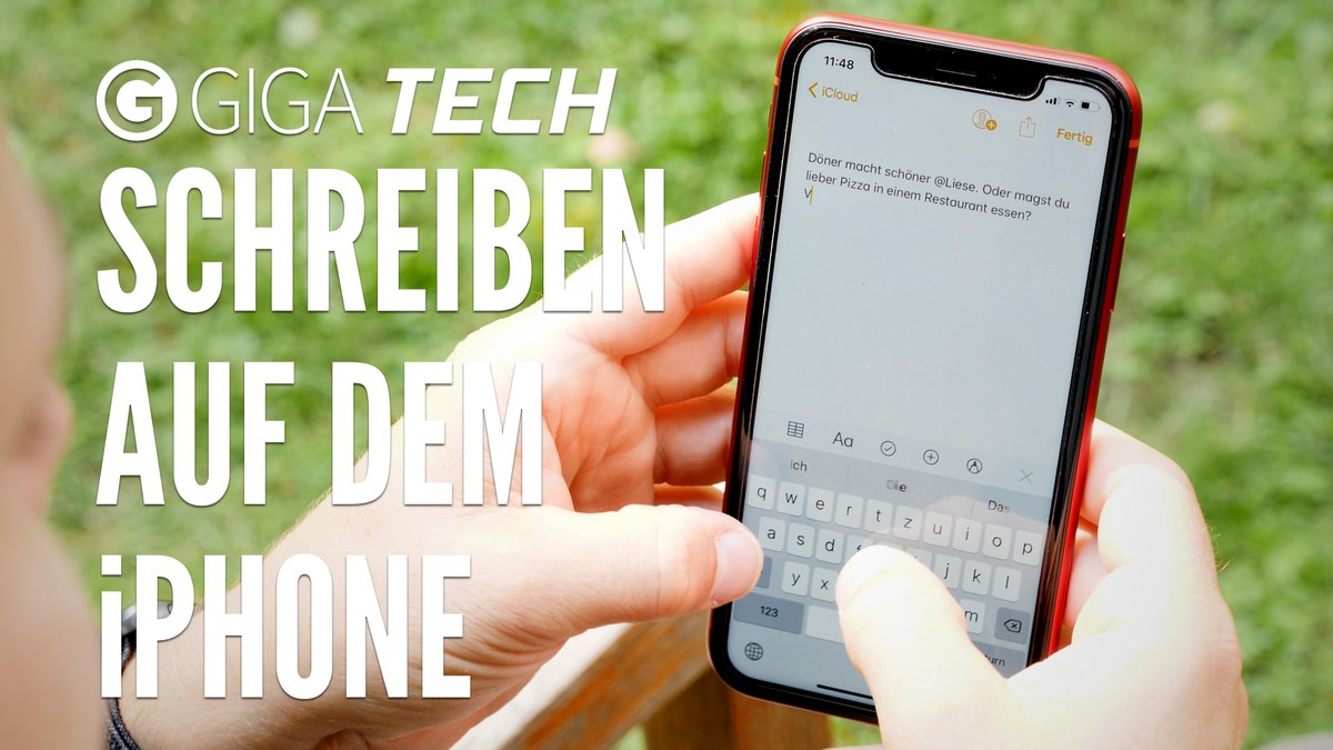 Schreiben auf dem iPhone Schreiben auf dem iPhone