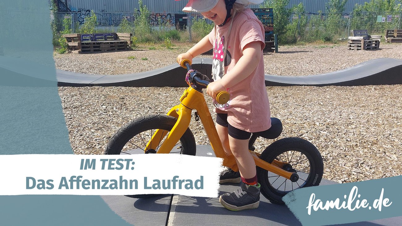 Das Affenzahn Laufrad im Test: Ab auf den Pumptrack
