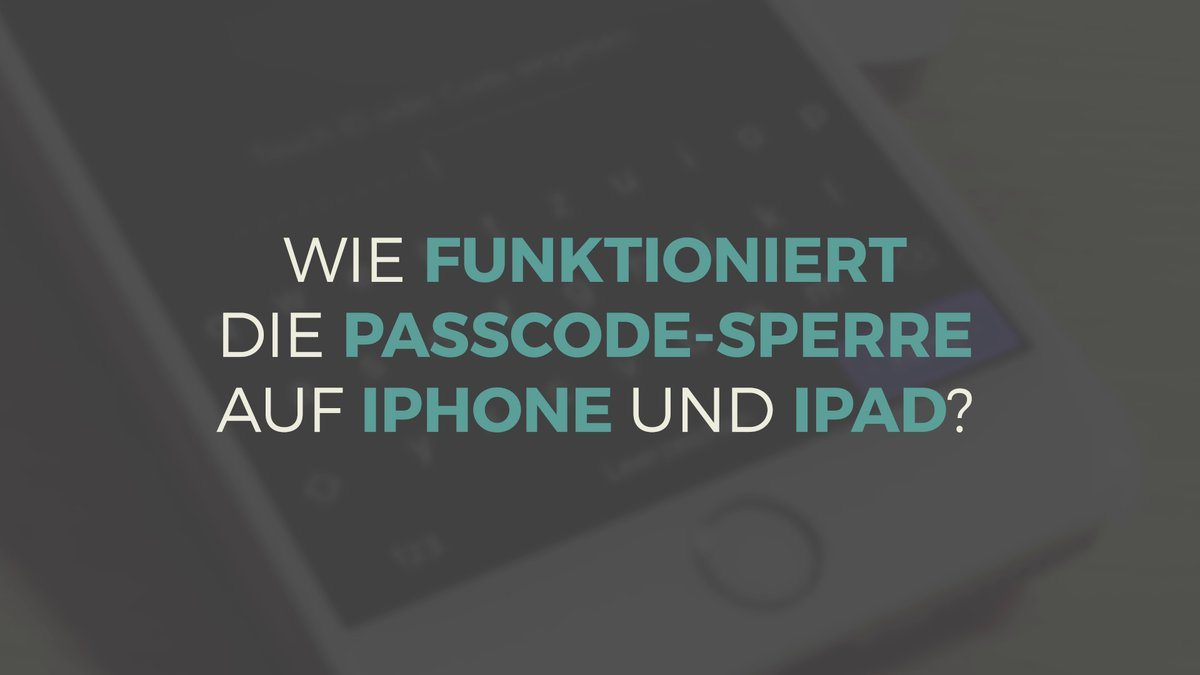 iPhone Passcode-Sperre iPhone Passcode-Sperre