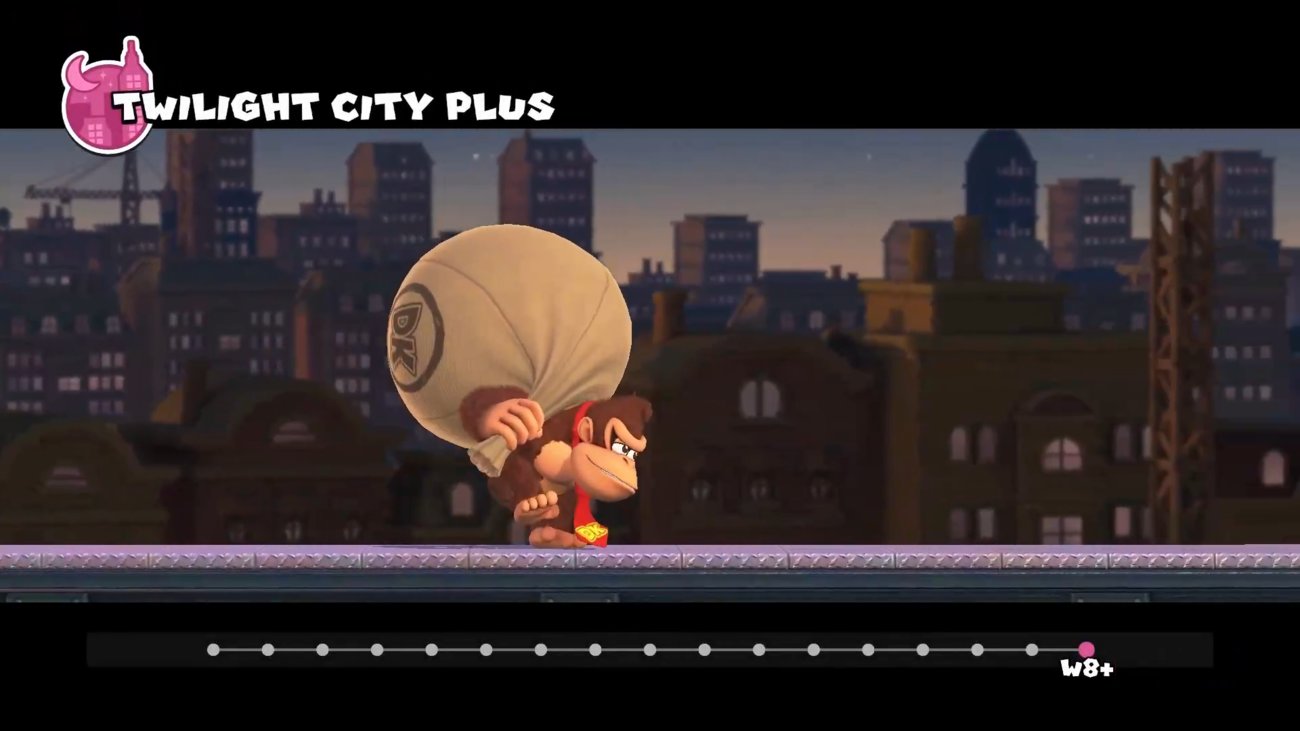 Mario vs. Donkey Kong: Welt 8+ – Finsterstadt +