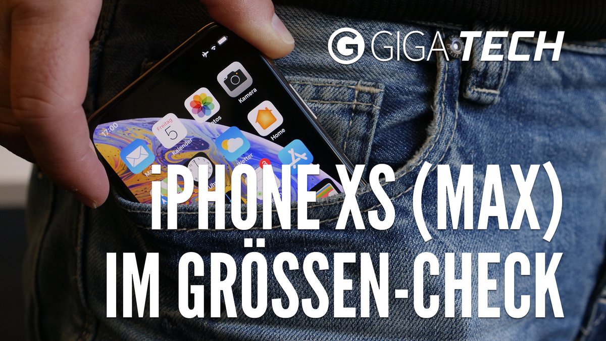 iPhone XS und XS Max im Größen-Check iPhone XS und XS Max im Größen-Check