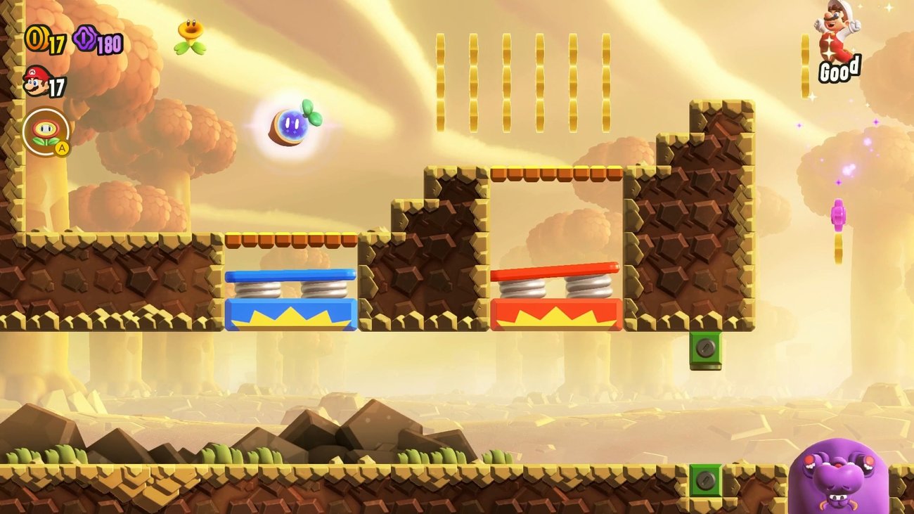 Super Mario Bros. Wonder: W1-20 Flieg, Rollf!