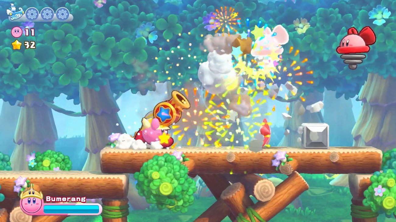 Kirby's Return to Dream Land: Level 1-2