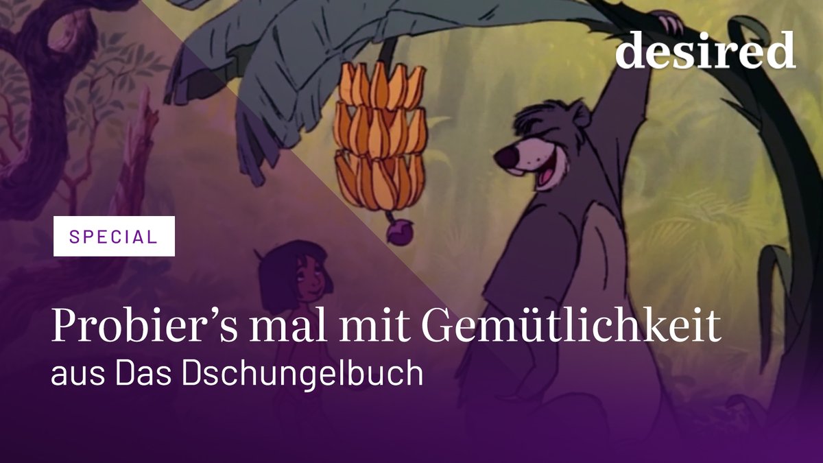 Das Dschungelbuch - Probier's mal mit Gemütlichkeit Das Dschungelbuch - Probier's mal mit Gemütlichkeit