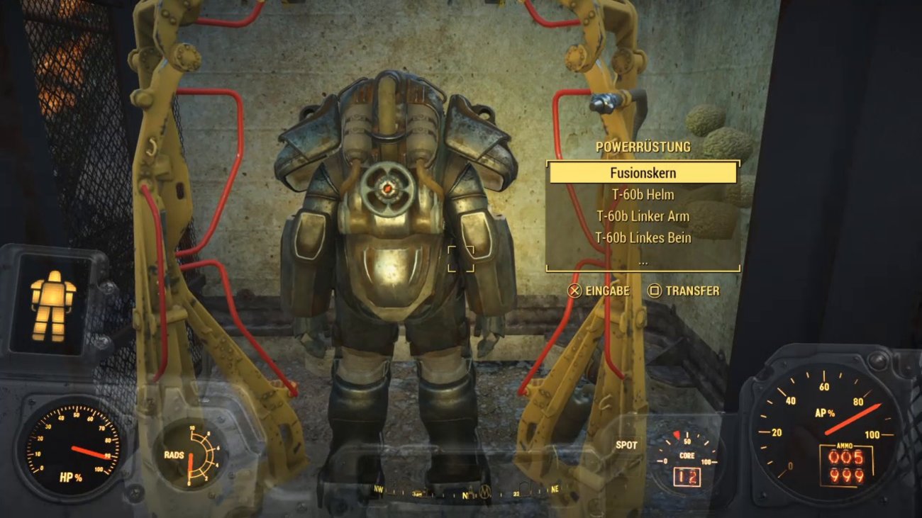 Fallout 4: T-60b Powerrüstung (Militärkontrollpunkt) - Fundort