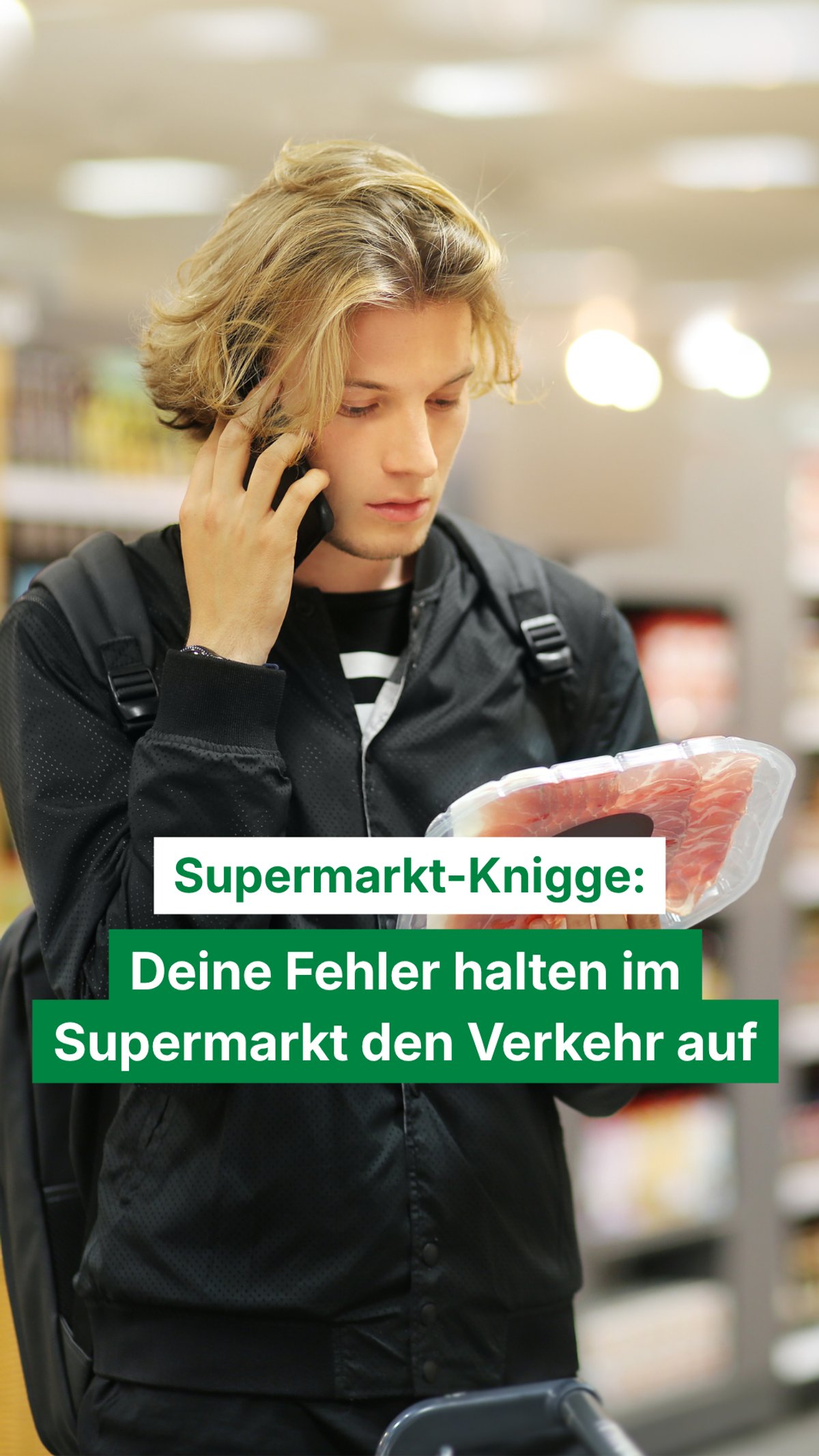 Eure Fehler halten im Supermarkt den Verkehr auf Eure Fehler halten im Supermarkt den Verkehr auf