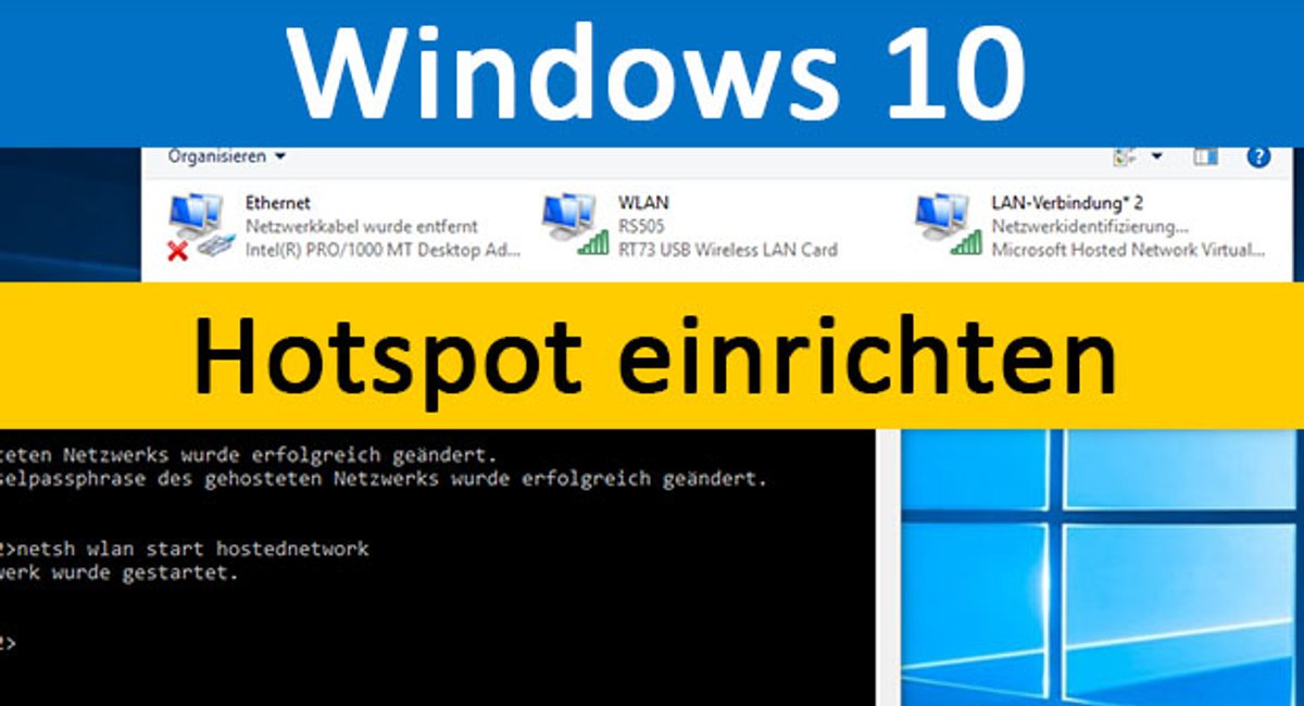 Windows 10: Hotspot einrichten – Anleitung