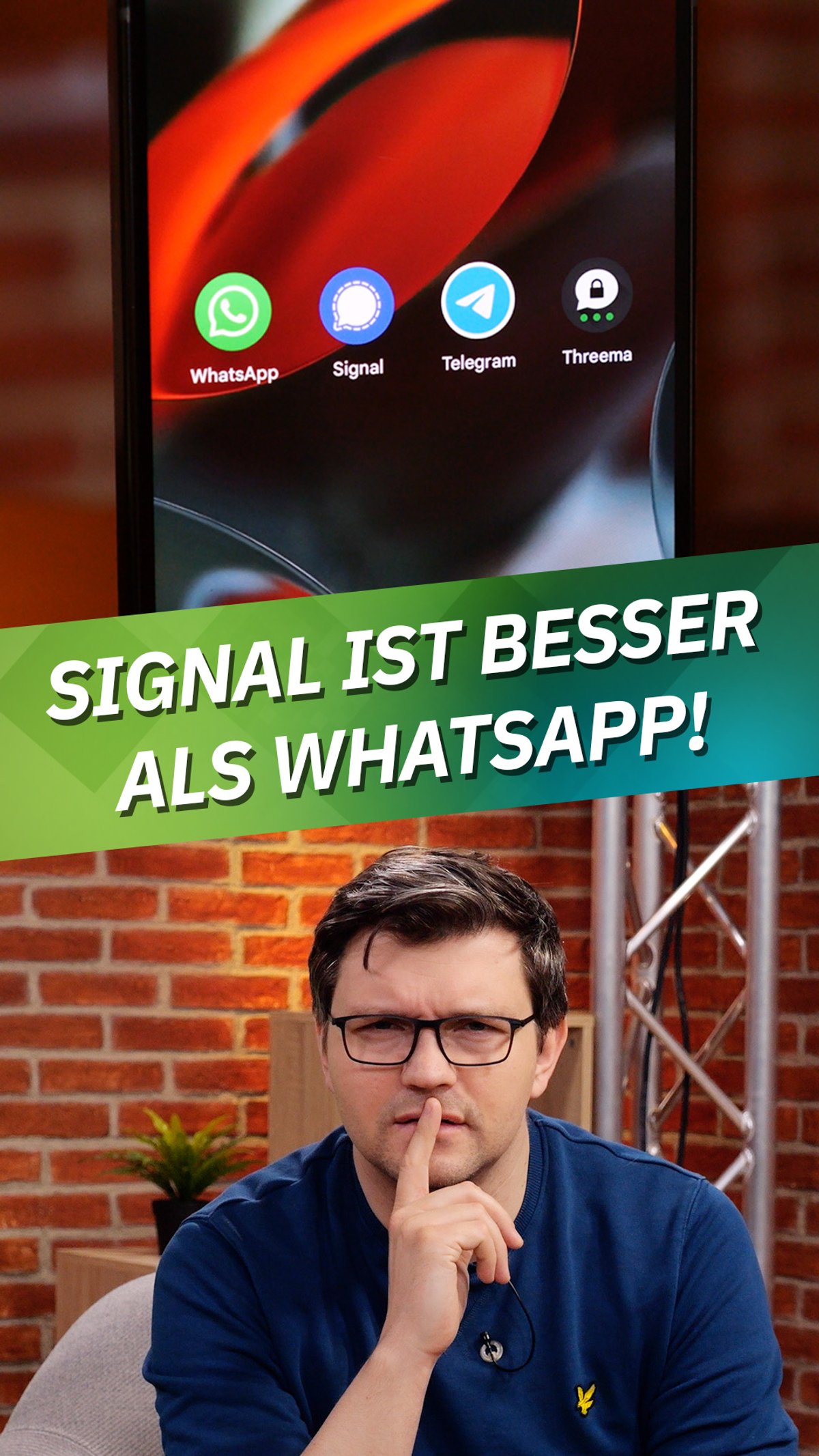 Signal ist besser als WhatsApp! Signal ist besser als WhatsApp!