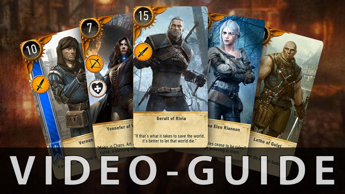 Witcher 3: Der Video-Guide zu Gwint Witcher 3: Der Video-Guide zu Gwint