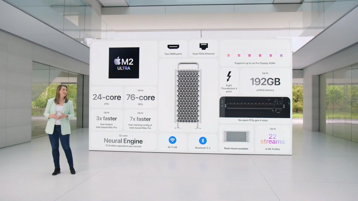 Apples Mac Pro 2023 (Herstellervideo)