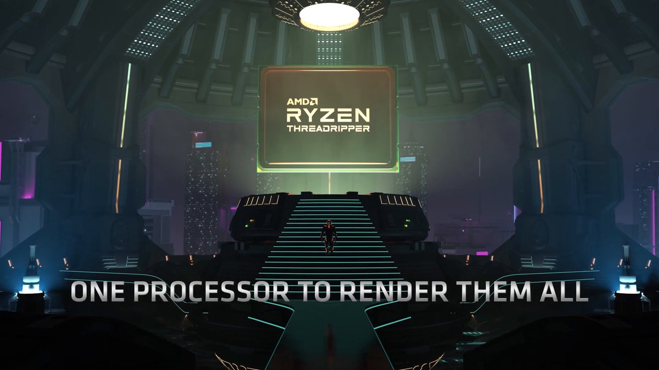 AMD Threadripper 3990X – 64-Kern-Prozessor im Vorstellungsvideo