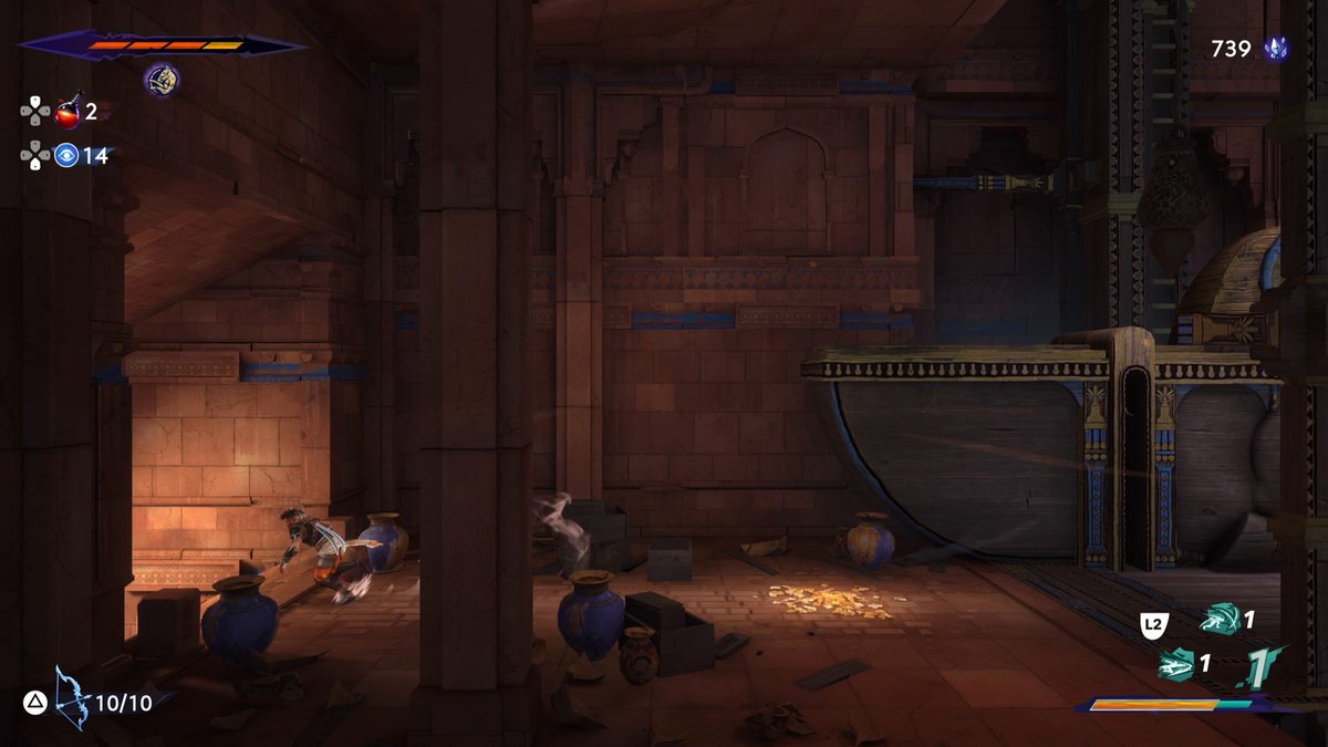 Prince of Persia - The Lost Crown: Unterstadt - Versteckte Truhe #1