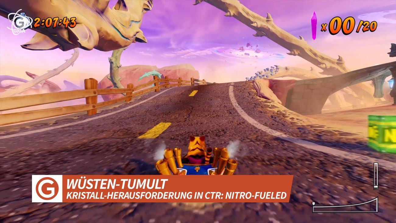 Crash Team Racing - Nitro-Fueled: Kristall-Herausforderung in Wüsten-Tumult
